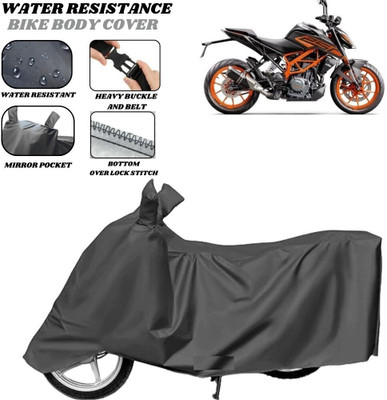 SRP PRODUCT Waterproof Two Wheeler Cover for KTM(250 Duke, Grey)