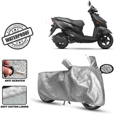 Autoinnovation Waterproof Two Wheeler Cover for Suzuki(Avenis 125, Silver)