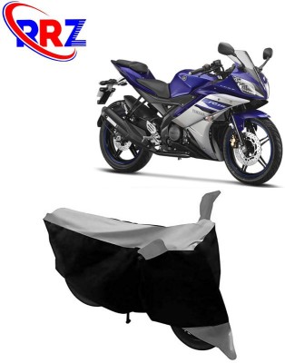 RRZ Waterproof Two Wheeler Cover for Yamaha(YZF R15 Ver 2.0, Black, Grey)