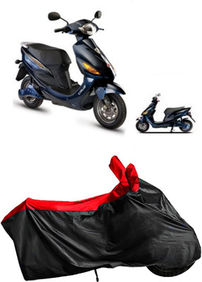Autofly Waterproof Two Wheeler Cover for Hero(Electric Cruz, Red, Black)