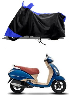 GROFATIK Two Wheeler Cover for TVS(Jupiter Grande BS6, Blue)