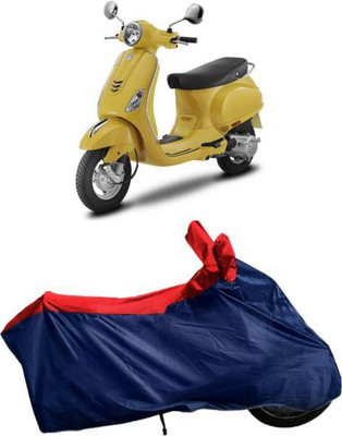 smwzxyu Waterproof Two Wheeler Cover for Vespa(XL 100, Grey, Red)