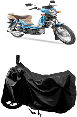 MMSSTAR Waterproof Two Wheeler Cover for TVS(XL 100 Comfort, Black)
