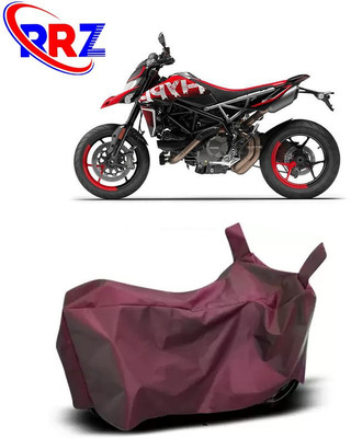 RRZ Waterproof Two Wheeler Cover for Ducati(Hypermotard, Maroon)