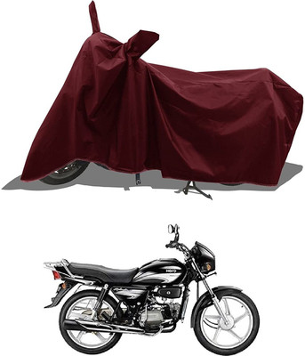 APNEK Waterproof Two Wheeler Cover for Hero(Splendor Plus, Maroon)