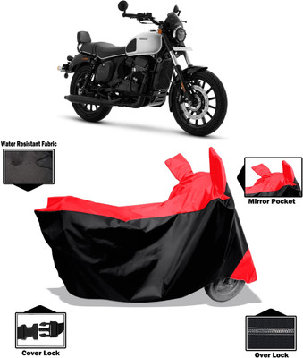 Amexride Two Wheeler Cover for Yezdi(Roadster, Red)