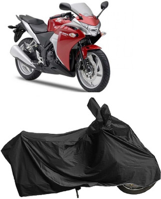 MMSSTAR Waterproof Two Wheeler Cover for Honda(CBR 250R, Black)
