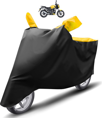 Caronix Two Wheeler Cover for TVS(Raider, Yellow)