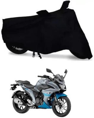 PEDALUP Waterproof Two Wheeler Cover for Yamaha, Universal For Bike(FZ FI BS6, Black)