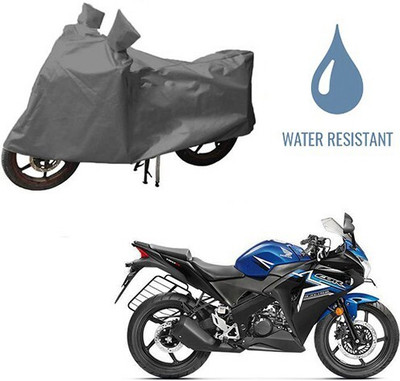 DeepShakshi AUTOMOTIVE Waterproof Two Wheeler Cover for Honda(CBR 150R, Grey)