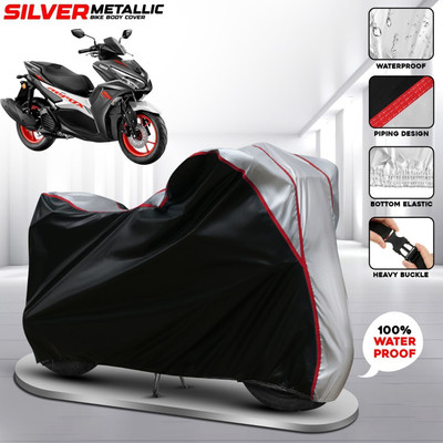 FBC Waterproof Two Wheeler Cover for Yamaha(Aerox 155 Maxi BS6, Silver, Multicolor)