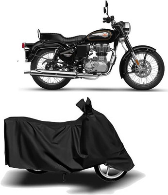 MMSSTAR Waterproof Two Wheeler Cover for Royal Enfield(Machismo 500, Black)