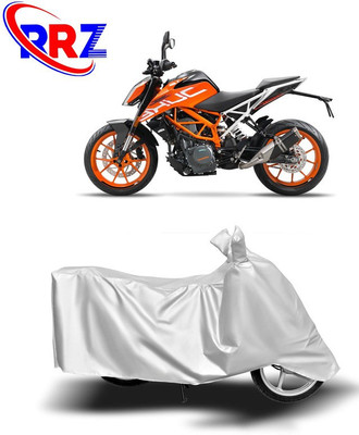 RRZ Waterproof Two Wheeler Cover for KTM(RC 390, White)
