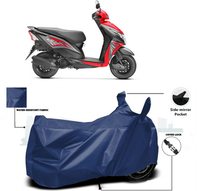 WMIZEXA Waterproof Two Wheeler Cover for Universal For Bike(Dio, Blue)