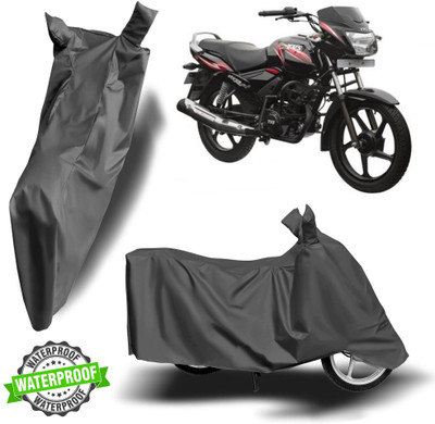 NG Auto Front Waterproof Two Wheeler Cover for TVS(Sport, Grey)