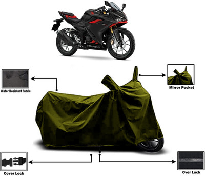 Amexride Two Wheeler Cover for Honda(CBR 150R, Green)