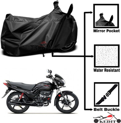 AASHTIK MART Two Wheeler Cover for Universal For Bike(Passion Pro i3S, Black)