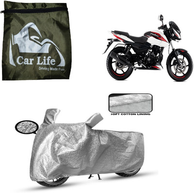 Car Life Two Wheeler Cover for Bajaj(Pulsar 150, Silver)