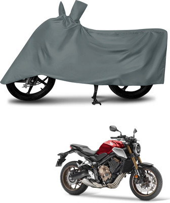 MMSSTAR Waterproof Two Wheeler Cover for Honda(CBR650R, Grey)
