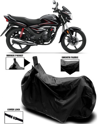 DeepShakshi AUTOMOTIVE Two Wheeler Cover for Honda(Shine, Black)