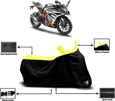 Amexride Two Wheeler Cover for KTM(RC 390 BS6, Yellow)