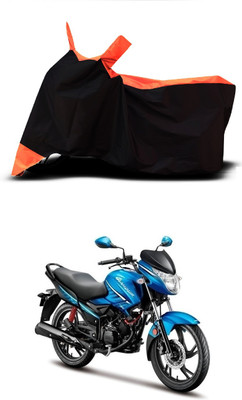 VESMEI Two Wheeler Cover for Hero(Glamour i3s, Orange)