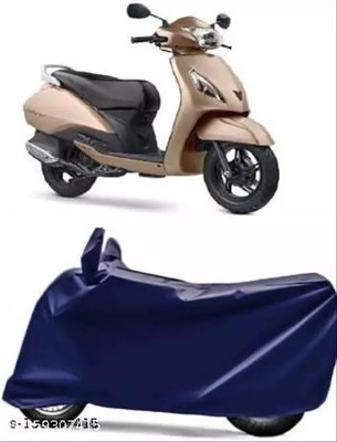gurukul mart Waterproof Two Wheeler Cover for Hero Electric(Electric Cruz BS6, Blue)