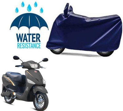 DeepShakshi AUTOMOTIVE Waterproof Two Wheeler Cover for Hero(Electric Optima, Blue)