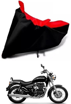 DSAMI Two Wheeler Cover for Royal Enfield(Thunderbird 350, Red, Black)