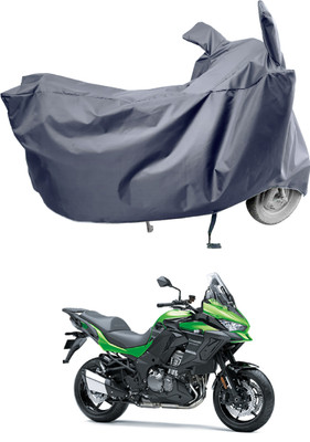 Amexride Two Wheeler Cover for Kawasaki(Versys 1000, Grey)