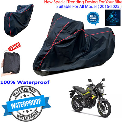 OliverX Waterproof Two Wheeler Cover for Honda(CB Hornet 160R, Black)