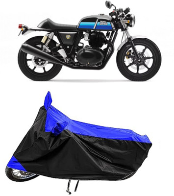 GROFATIK Two Wheeler Cover for Royal Enfield(Continental GT, Blue)