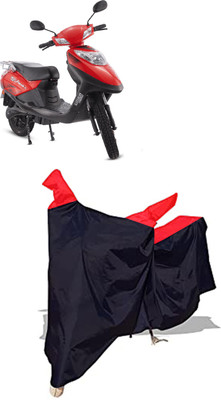 Amexride Two Wheeler Cover for Hero Electric(Electric Flash, Black)