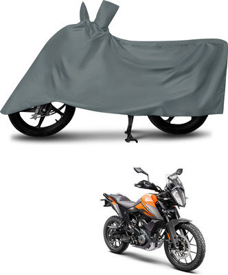 aosis Waterproof Two Wheeler Cover for KTM(390 Adventure, Grey)