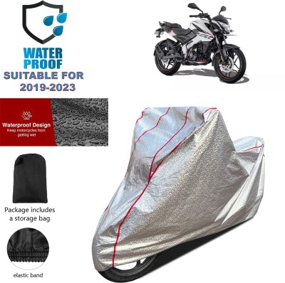 PAGORA Waterproof Two Wheeler Cover for Bajaj(Pulsar NS 160, Silver)