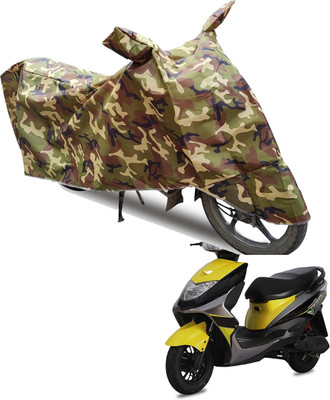 SS FOR YOUR SMART NEEDS Waterproof Two Wheeler Cover for Ampere(REO, Green)