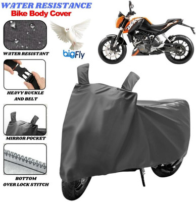 BigFly Two Wheeler Cover for KTM(125 Duke, Grey)