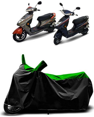 VESMEI Two Wheeler Cover for Okinawa(Ridge Plus, Green)