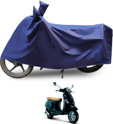 MOCKHE Two Wheeler Cover for Vespa(Vespa, Blue)
