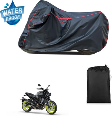 PAGORA Waterproof Two Wheeler Cover for Yamaha(MT 09, Black)
