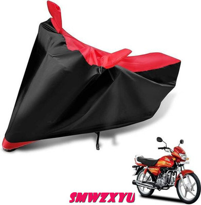 smwzxyu Waterproof Two Wheeler Cover for Hero(CD deluxe, Red, Black)