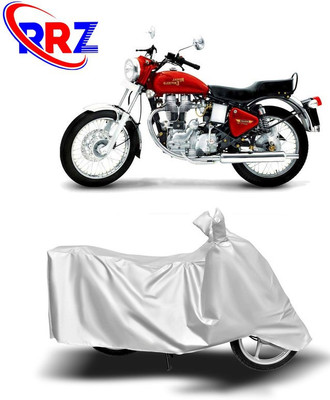 RRZ Waterproof Two Wheeler Cover for Royal Enfield(Electra 5S, White)