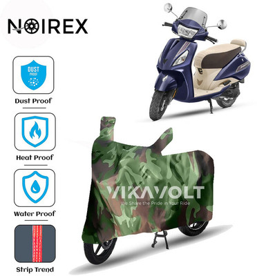NOIREX Waterproof Two Wheeler Cover for TVS(Jupiter classic, Green)