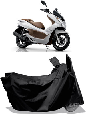 Amexride Two Wheeler Cover for Honda(PCX 125, Black)