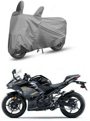 AUTOGARH Two Wheeler Cover for Kawasaki(Ninja 650, Grey)