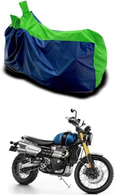 DeepShakshi AUTOMOTIVE Two Wheeler Cover for Triumph(Scrambler 1200, Black, Green)