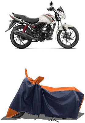 SUGASHRI Waterproof Two Wheeler Cover for Suzuki(Sling Shot, Orange, Blue)