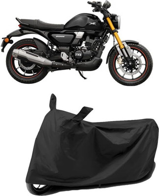 KEDIT Two Wheeler Cover for TVS(Black)