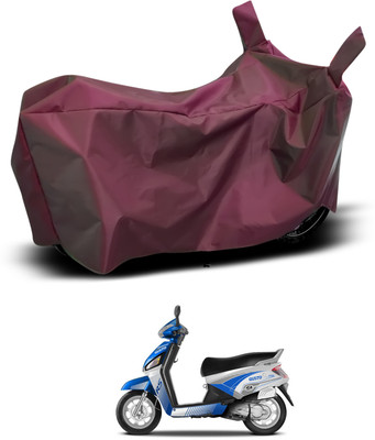 CODOKI Waterproof Two Wheeler Cover for Mahindra(Gusto Electric, Maroon)