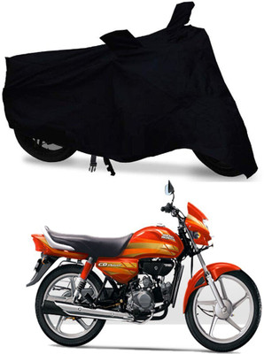 HYBRIDS COLLECTION Two Wheeler Cover for Hero(CD deluxe, Black)